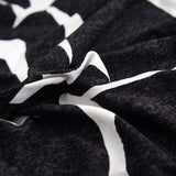 Tissu de qualite de notre housse de canape bi extensible noir
