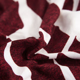 Tissu de qualite de notre housse de canape bi extensible rouge