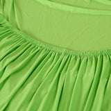Tissu de qualite de notre housse de coussin vert