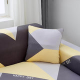 Housse de coussin pour canapé angle avec méridienne