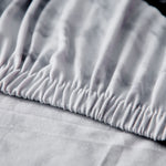 Coutures de notre housse de canape eclat scandinave