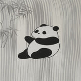 Design de notre housse de canape motif panda zen