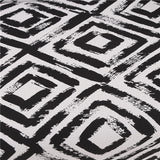 Design de notre housse de canape motifs noir et blanc