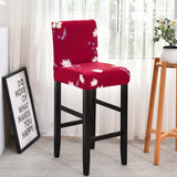 Housse chaise de bar et tabouret elegante