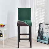 Housse chaise de bar et tabouret pas cher vert