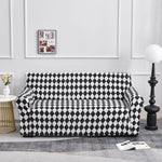 Housse de canape damier