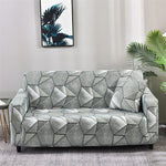 Housse de canape motifs geometriques moderne