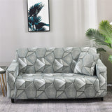 Housse de canape motifs geometriques moderne