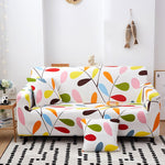 Housse de canape multicolore