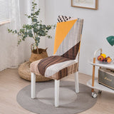 Housse de chaise a motifs moderne