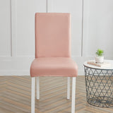 Housse de chaise etanche waterproof simili cuir rose