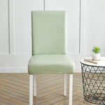 Housse de chaise etanche waterproof simili cuir vert d'eau