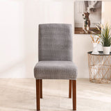 Housse de chaise extensible minimaliste gris