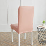 Housse de chaise impermeable pas cher simili cuir rose