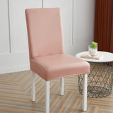 Housse de chaise impermeable simili cuir rose