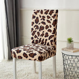 Housse de chaise leopard