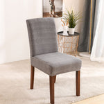 Housse de chaise minimaliste gris