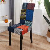 Housse de chaise patchwork