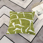 Housse de coussin vert anis seule