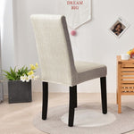 Housse extensible de chaise pas cher gris perle