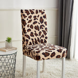 Housse extensible de chaise pas cher leopard