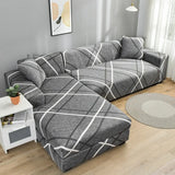 Housse pour canape angle universelle extensible
