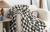 Plaid cocooning gris pas cher