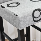 Textile elastique pour housse chaise de bar et tabouret grise