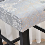 Textile extensible pour housse chaise de bar et tabouret elastique moderne