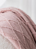 Tissu couverture rose
