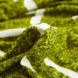 Tissu de haute qualité de notre housse de coussin vert anis
