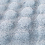 Tissu polaire de notre plaid chaud bleu clair