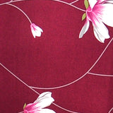 Coloris et motifs de notre housse de chaise fleurie fuchsia