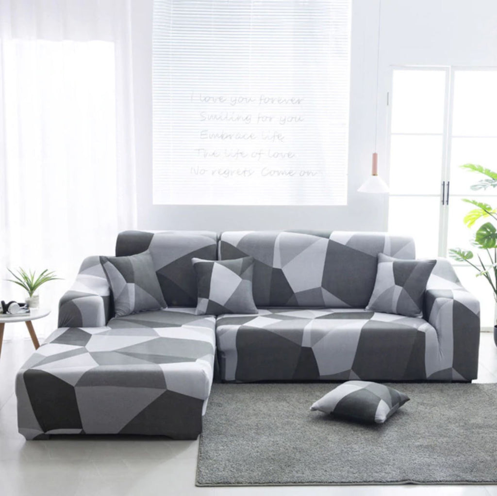 Acheter Housse de canapé d'angle avec jupe, extensible et respirante, pour  la maison, le salon, le jardin, protection de meubles