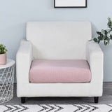 Housse assise de fauteuil jacquard rose