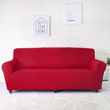 Housse canape extensible rouge