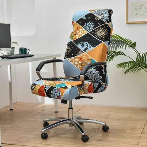 Housse De Chaise Gamer Tedkoo – Tissu élastique, Motif Gaming, Pour Chaises Avec Accoudoirs (chaise Non Incluse) - 7