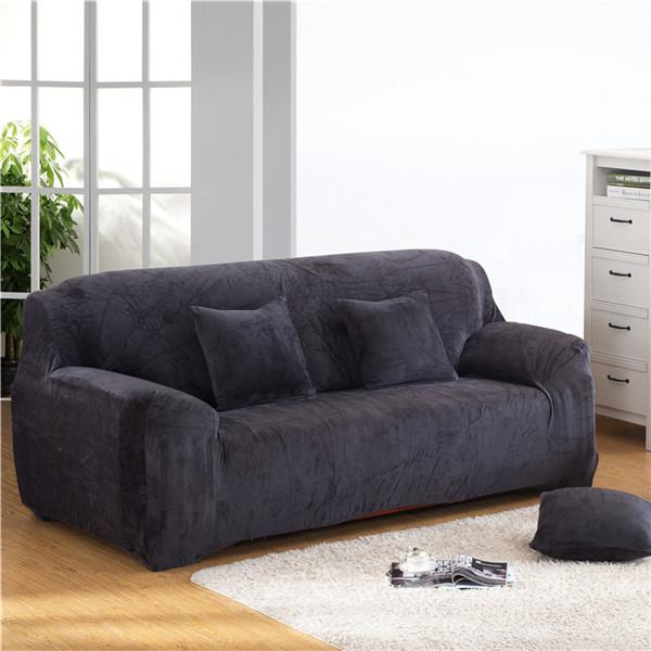 Hovoto Housse De Canapé Antidérapante 70x150 Cm Gris Foncé - Protection Pour Chien Chat Canapé D'Angle