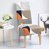 Housse de chaise xl extensible dans une decoration de salon