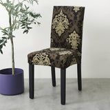 Housse de chaise baroque avec revetement extensible modele 2