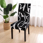 Housse de chaise bi elastique noir