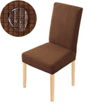 Housse de chaise etanche waterproof marron clair