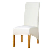 Housse de chaise grande taille blanc