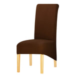 Housse de chaise grande taille marron