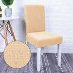 Housse de chaise impermeable beige