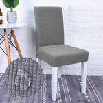 Housse de chaise impermeable gris