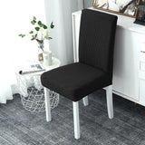 Housse de chaise impermeable noir extensible