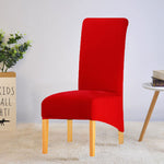 Housse de chaise xl grande taille rouge