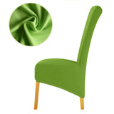 Housse de chaise xl grande taille vert extensible
