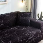 Housse de coussin pour canapé design noir
